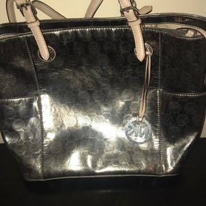 Authentic Metallic Michael Kors Tote